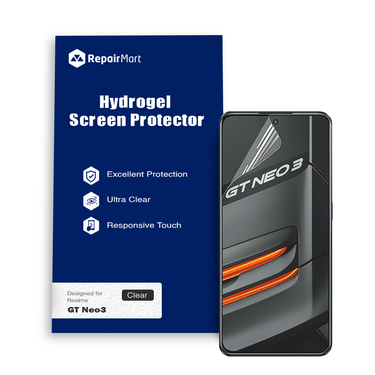 Realme GT Neo3 Compatible Premium Hydrogel Screen Protector With Full Coverage Ultra HD